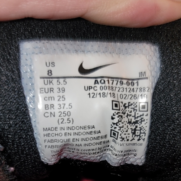 Womens size 8 Nike Ebernon lows. - Picture 3 of 10